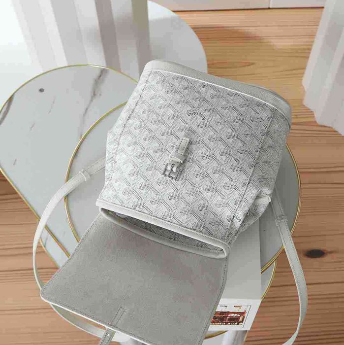 Goyard ゴヤール アリン ミニリュック クラシックモノグラム ブルー 020194 サイズ:20x19cm