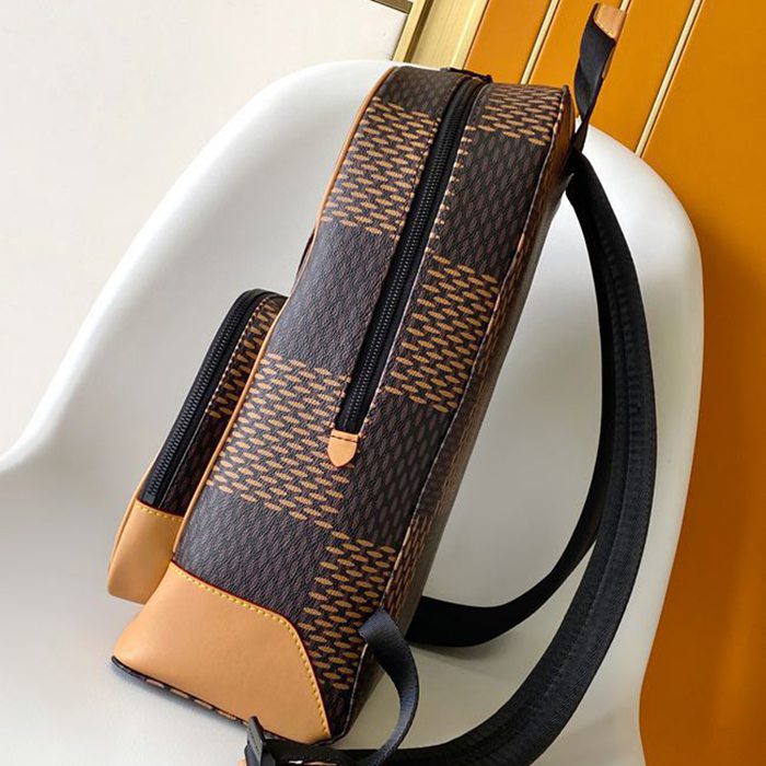 Louis Vuitton カンパス リュック チェック ブラウン N40380 サイズ:39x30x13cm