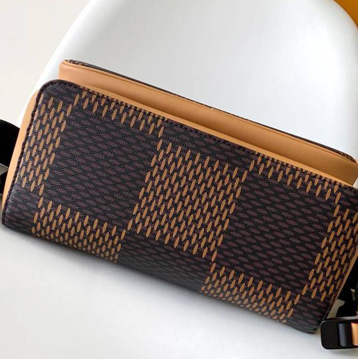 Louis Vuitton カンパス リュック チェック ブラウン N40380 サイズ:39x30x13cm