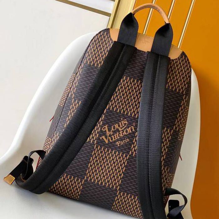 Louis Vuitton カンパス リュック チェック ブラウン N40380 サイズ:39x30x13cm