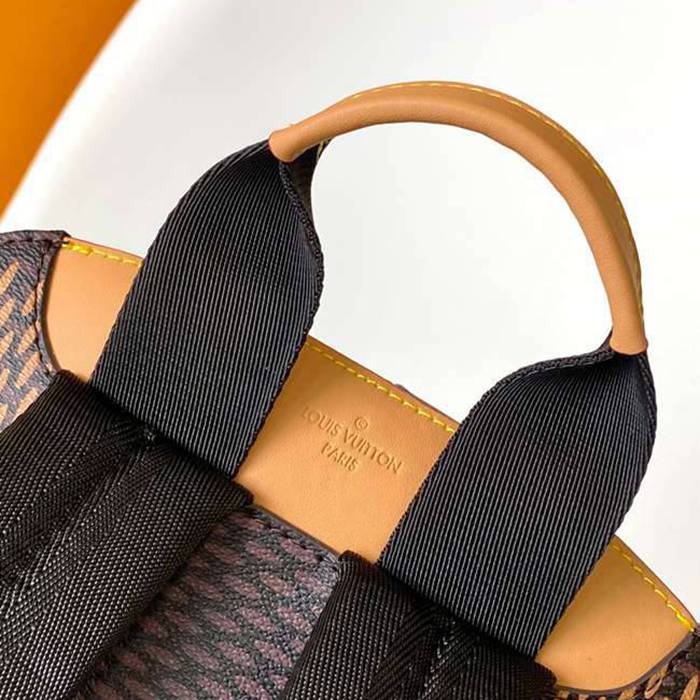 Louis Vuitton カンパス リュック チェック ブラウン N40380 サイズ:39x30x13cm