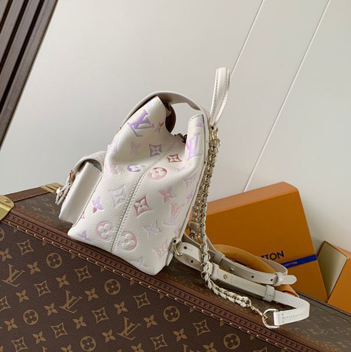 Louis Vuitton バックアップ リュック オールレザー カラフル M15113 サイズ:22x20x14cm