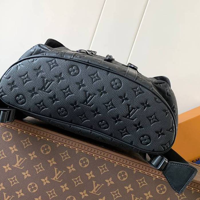 Louis Vuitton クリストファー ラージリュック チェック ブラック M55699 サイズ:48x41x13cm