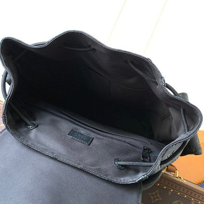 Louis Vuitton クリストファー ラージリュック チェック ブラック M55699 サイズ:48x41x13cm