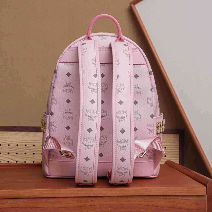 MCM スターク ライトミストピンク スモール クラシックモノグラム ピンク MMK6SVE37CO001 サイズ:33x26x13cm
