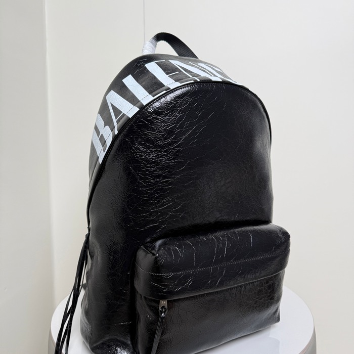 Balenciaga アーミー シリーズ リュック オールレザー ブラック 188017 サイズ:47x35x18cm