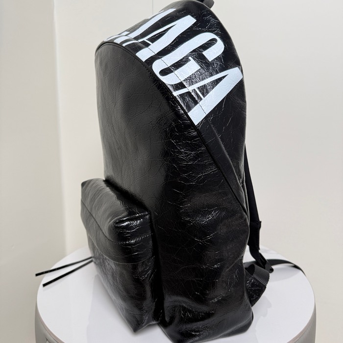 Balenciaga アーミー シリーズ リュック オールレザー ブラック 188017 サイズ:47x35x18cm