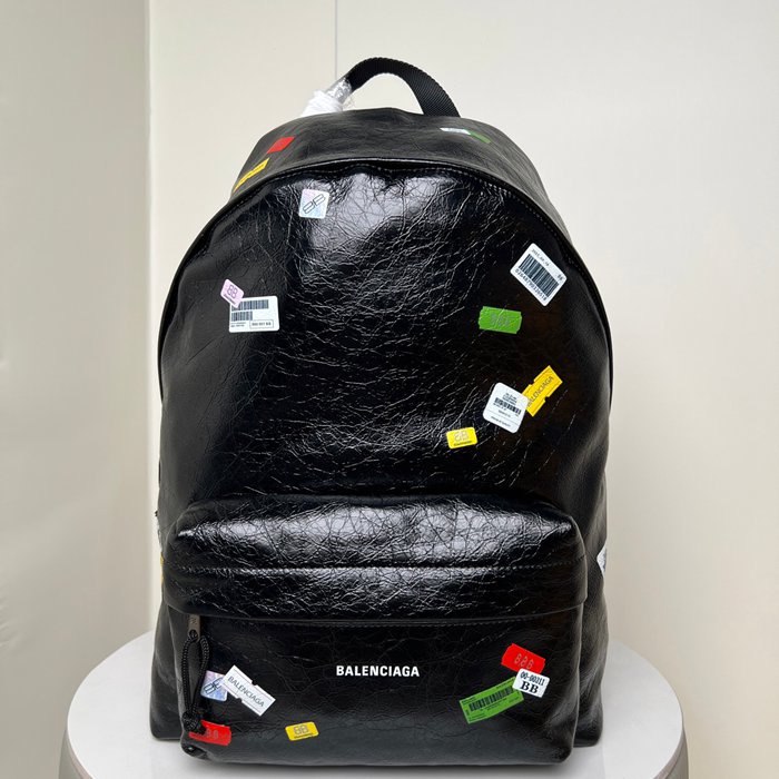 Balenciaga エクスプローラー アリーナ リュック オールレザー ブラック 188012 サイズ:46x35x18cm