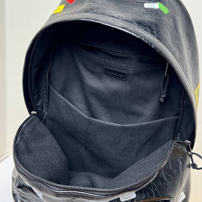 Balenciaga エクスプローラー アリーナ リュック オールレザー ブラック 188012 サイズ:46x35x18cm