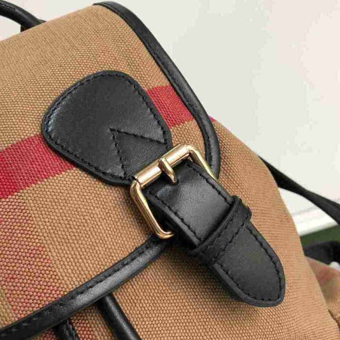 Burberry ザラックサック ミリタリーリュック タータンチェック ブラウン 2011 サイズ:32x22cm