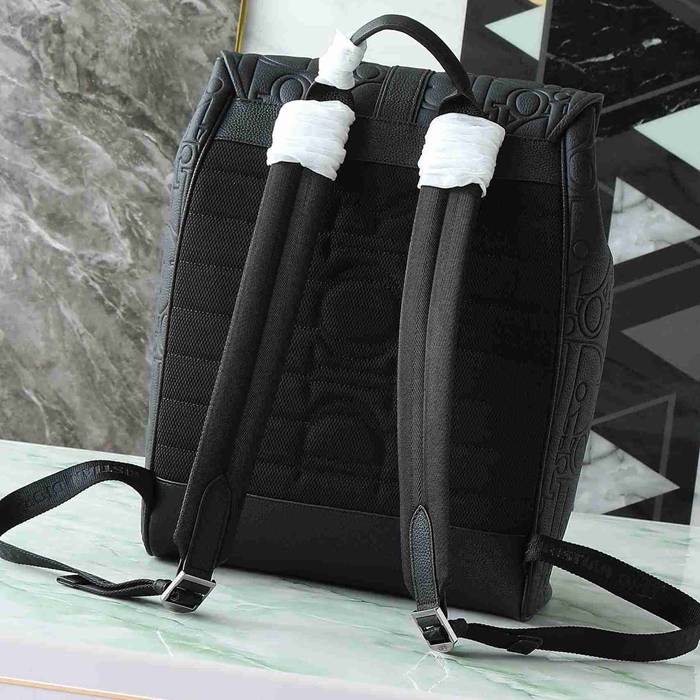 Dior ディオールデイリー フラップ リュック オールレザー ブラック 1ESBA231LLG サイズ:41.5x30.5x15.5cm