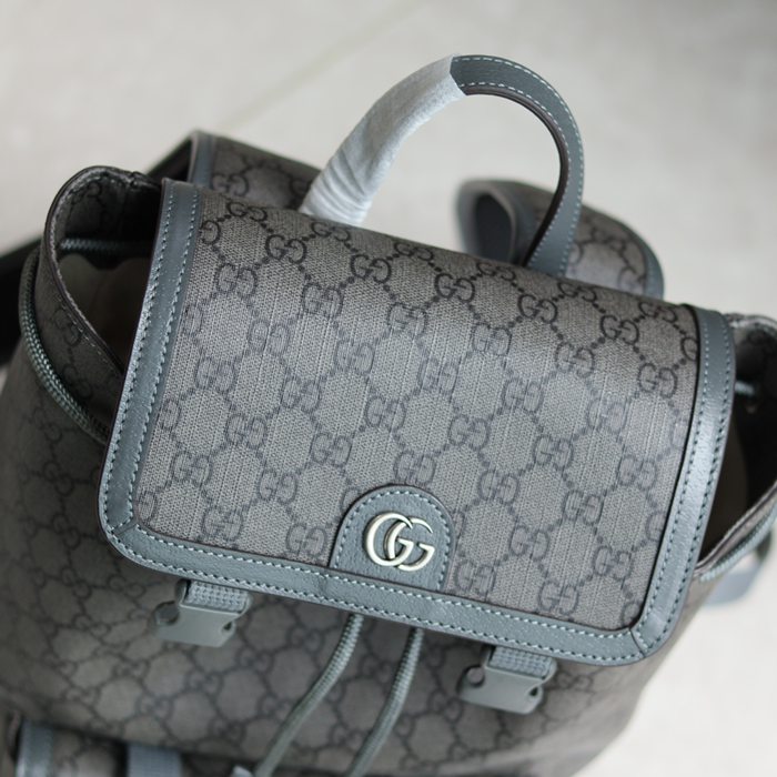Gucci オフィディア スモールGG リュック GGスプリーム グレー 792114 サイズ:40.5x29x13.5cm