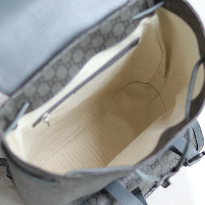 Gucci オフィディア スモールGG リュック GGスプリーム グレー 792114 サイズ:40.5x29x13.5cm
