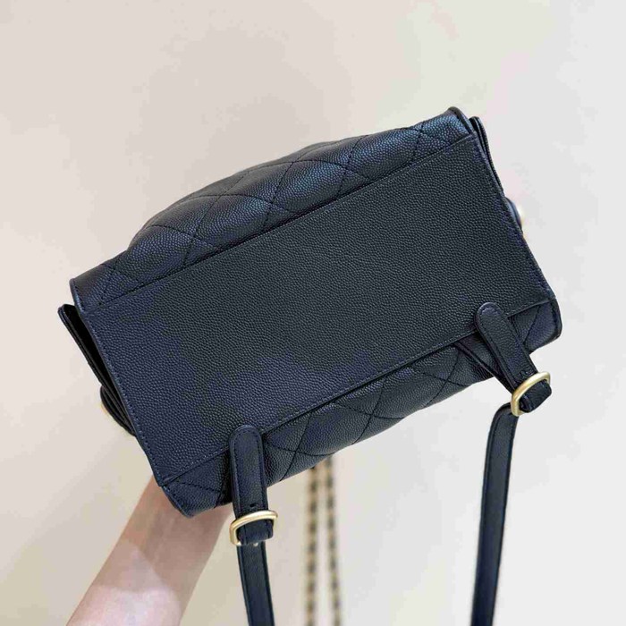 Chanel 25bag リュック オールレザー ブラック AS5600 サイズ:23x23x14cm