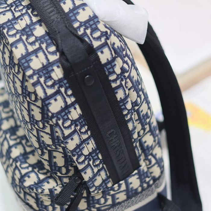 Dior ディオールトラベル リュック オブリーク ブルー 096 サイズ:32x23.5x11cm