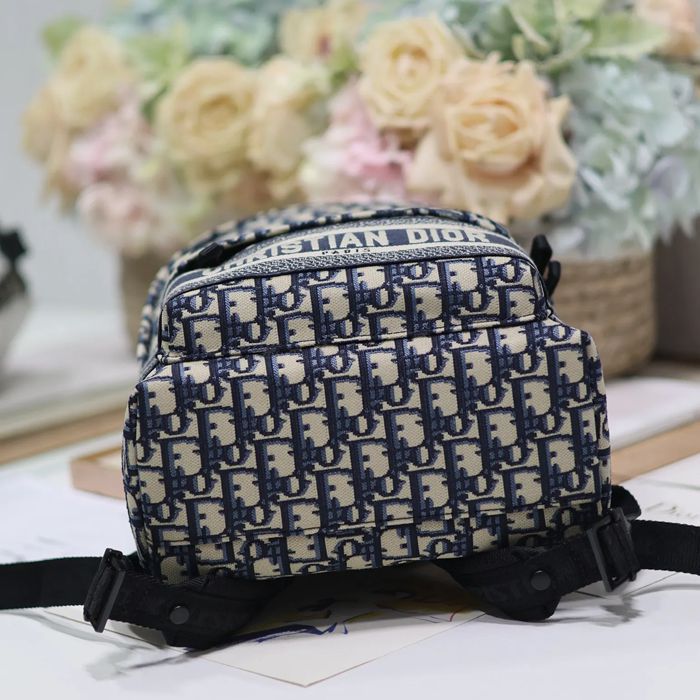 Dior ディオールトラベル リュック オブリーク ブルー 096 サイズ:32x23.5x11cm