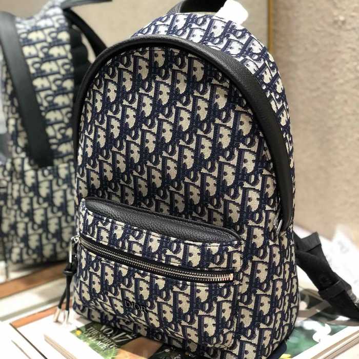 Dior オブリーク リュック オブリーク ブルー 212 サイズ:36x29x14cm