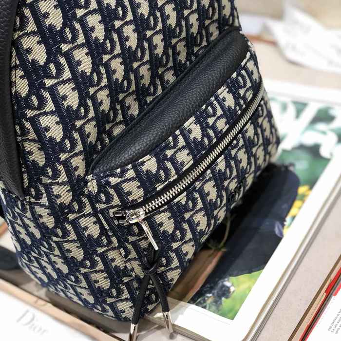 Dior オブリーク リュック オブリーク ブルー 212 サイズ:36x29x14cm