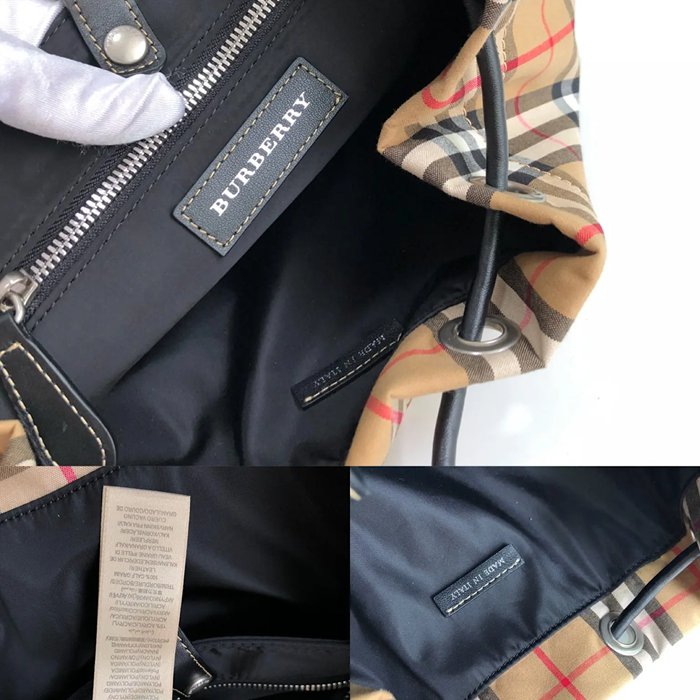 Burberry ヴィンテージタータンチェック リュック タータンチェック ブラウン 4711 サイズ:42x28cm