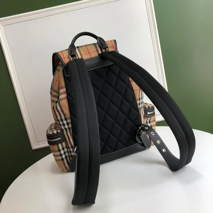 Burberry ヴィンテージタータンチェック リュック タータンチェック ブラウン 4711 サイズ:42x28cm
