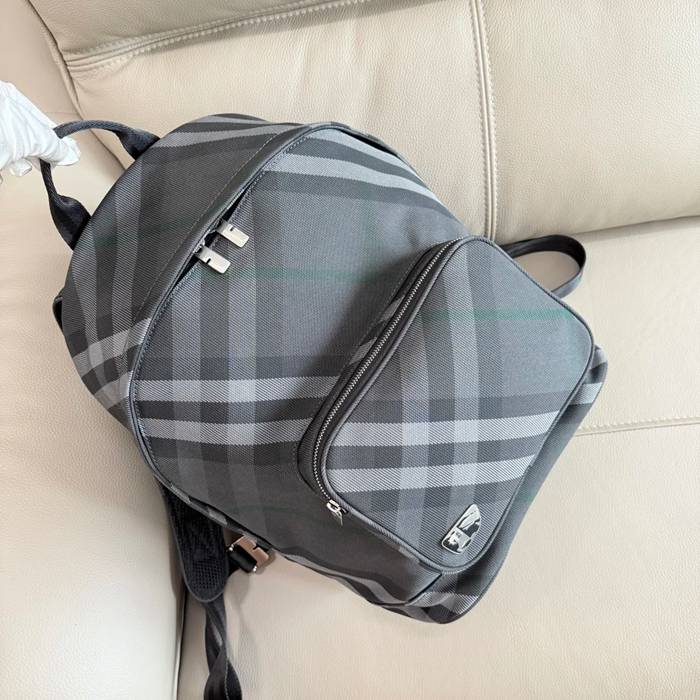 Burberry グリッド リュック タータンチェック サンド 7347 サイズ:44x30x18cm