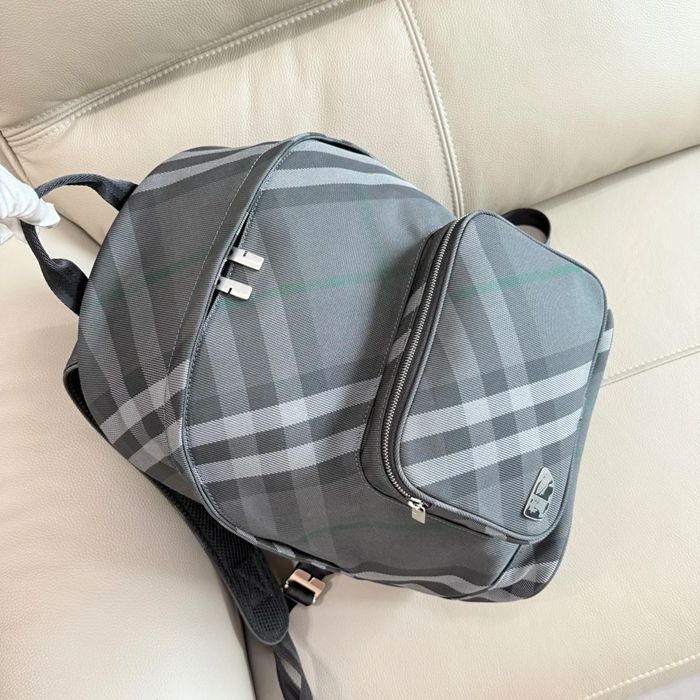 Burberry グリッド リュック タータンチェック サンド 7347 サイズ:44x30x18cm