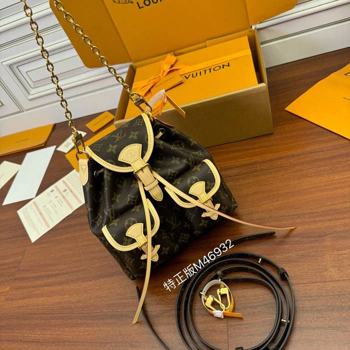 Louis Vuitton 进口菱形面料 ハンドバッグ 菱形纹 ブラック M46932 サイズ:23x21x10cm