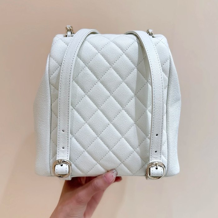 Chanel デュマ フロッグ リュック ピーカボレザー ブラック 3787 サイズ:17.5x16.5x10cm