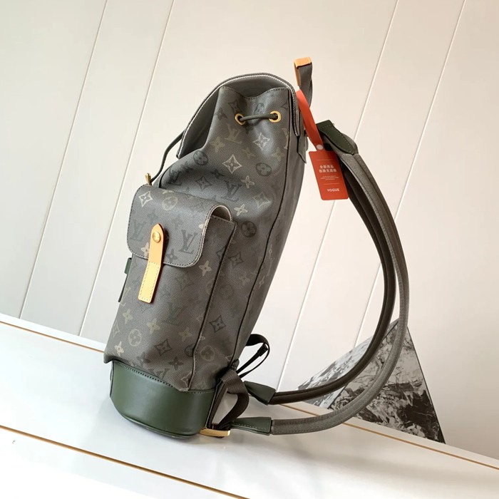 Louis Vuitton クリストファー MM リュック カモフラージュ カーキ M27080 サイズ:44x38x12.5cm
