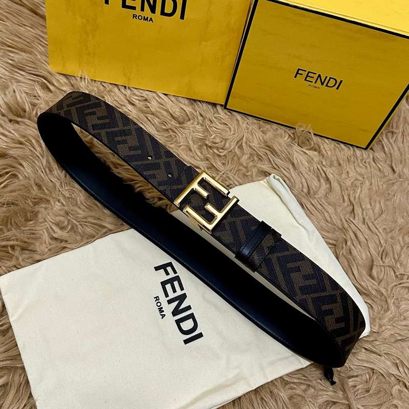 フェンディ メンズ ベルト 両面用 4.0cm
