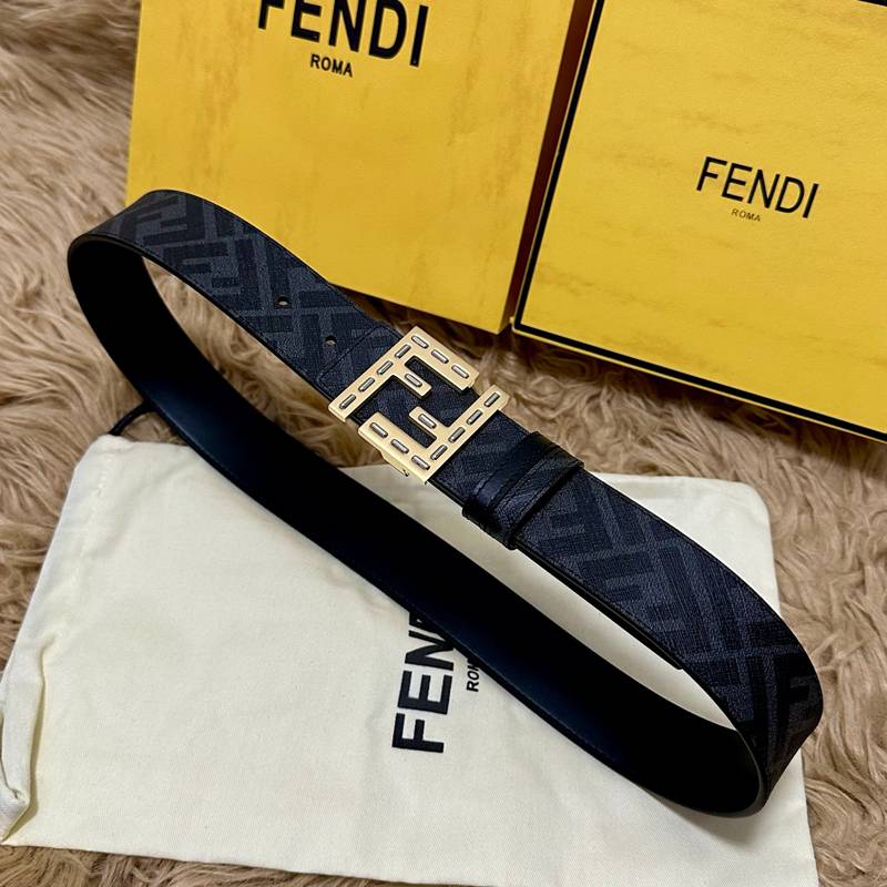 フェンディ メンズ ベルト 両面用 4.0cm