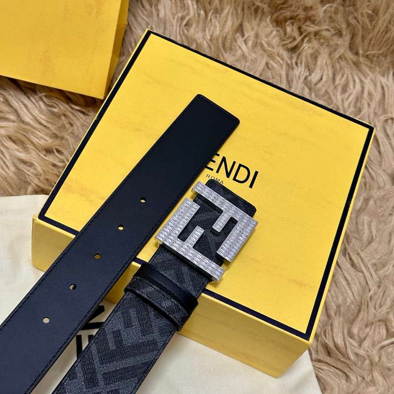 フェンディ メンズ ベルト 両面用 4.0cm