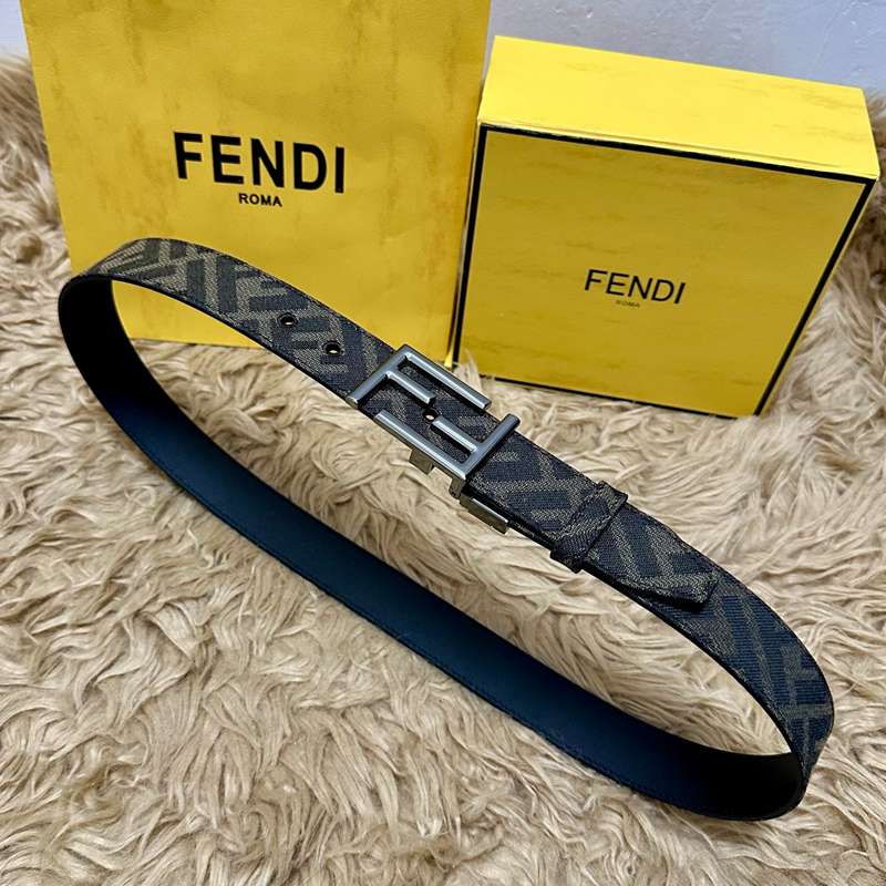 フェンディ メンズ ベルト FF 3.5cm