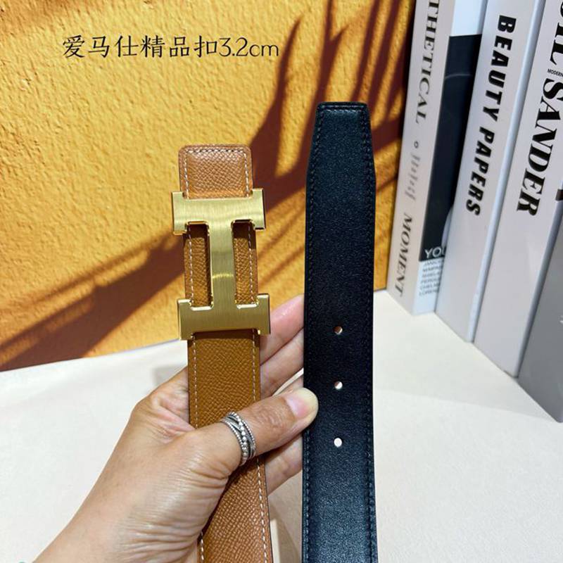 エルメス メンズ ベルト 両面用 3.2cm
