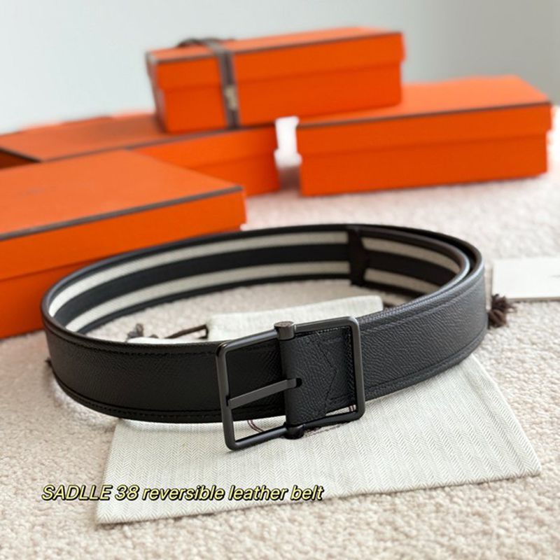 エルメス メンズ ベルト サドル 両面用 38mm