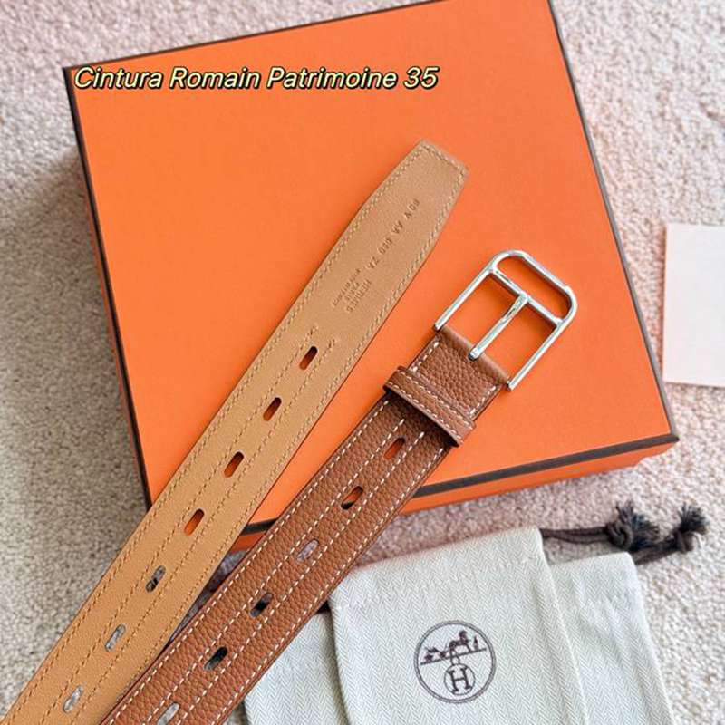 エルメス メンズ ベルト ピンバックル 35mm