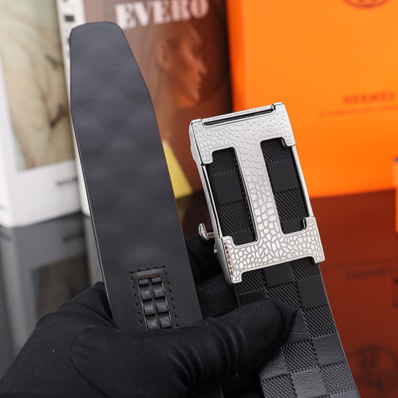 エルメス メンズ ベルト 自動バックル 3.5cm