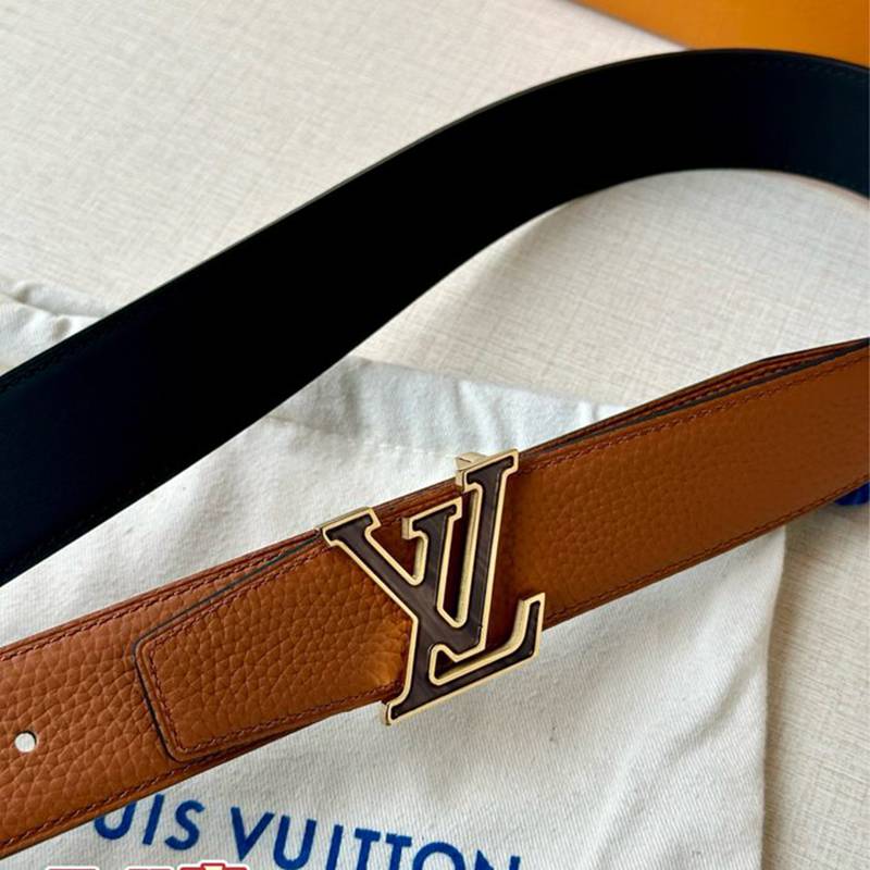 LV メンズ ベルト アエログラム 3.4cm