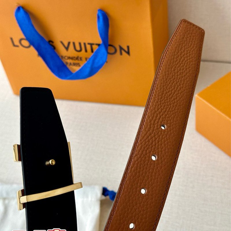 LV メンズ ベルト アエログラム 3.4cm