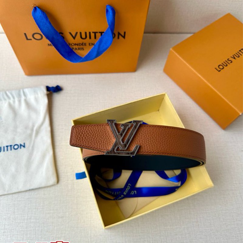 LV メンズ ベルト アエログラム 3.4cm