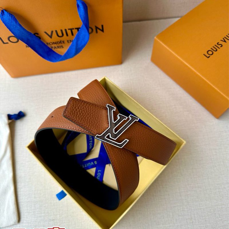 LV メンズ ベルト アエログラム 3.4cm