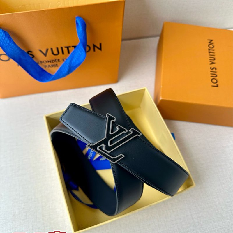 LV メンズ ベルト アエログラム 3.4cm