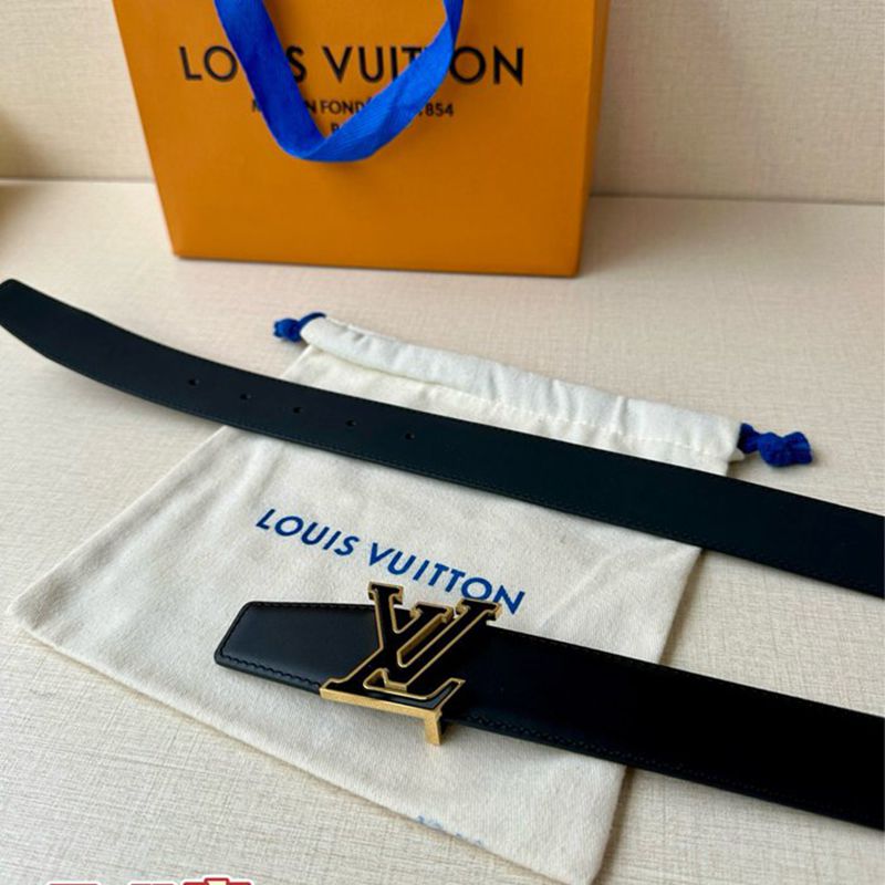 LV メンズ ベルト アエログラム 3.4cm