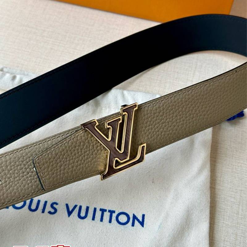 LV メンズ ベルト アエログラム 3.4cm