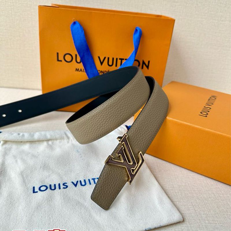 LV メンズ ベルト アエログラム 3.4cm