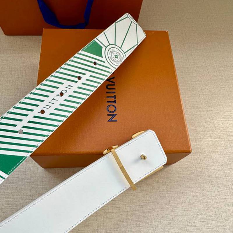 LV メンズ ベルト インプリント 両面用 4.0cm