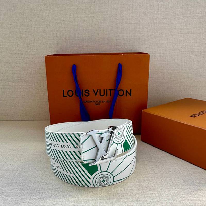 LV メンズ ベルト インプリント 両面用 4.0cm