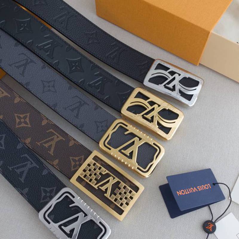 LV メンズ ベルト 両面用 4.0cm