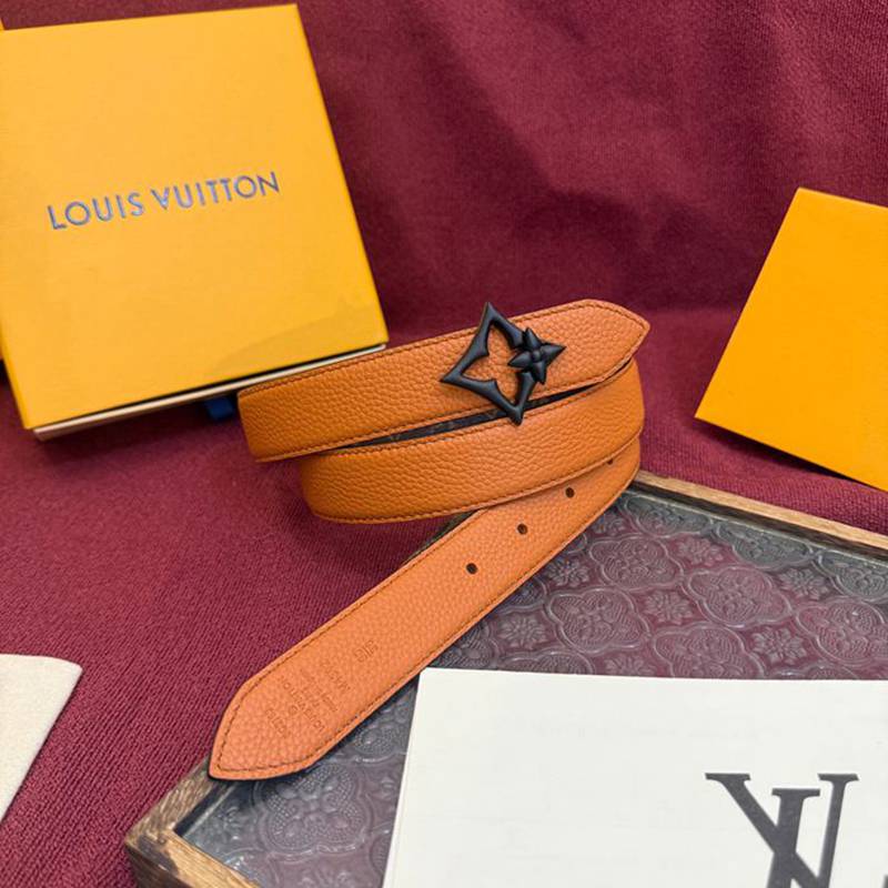 LV レディース ベルト フラワーグラム 30mm