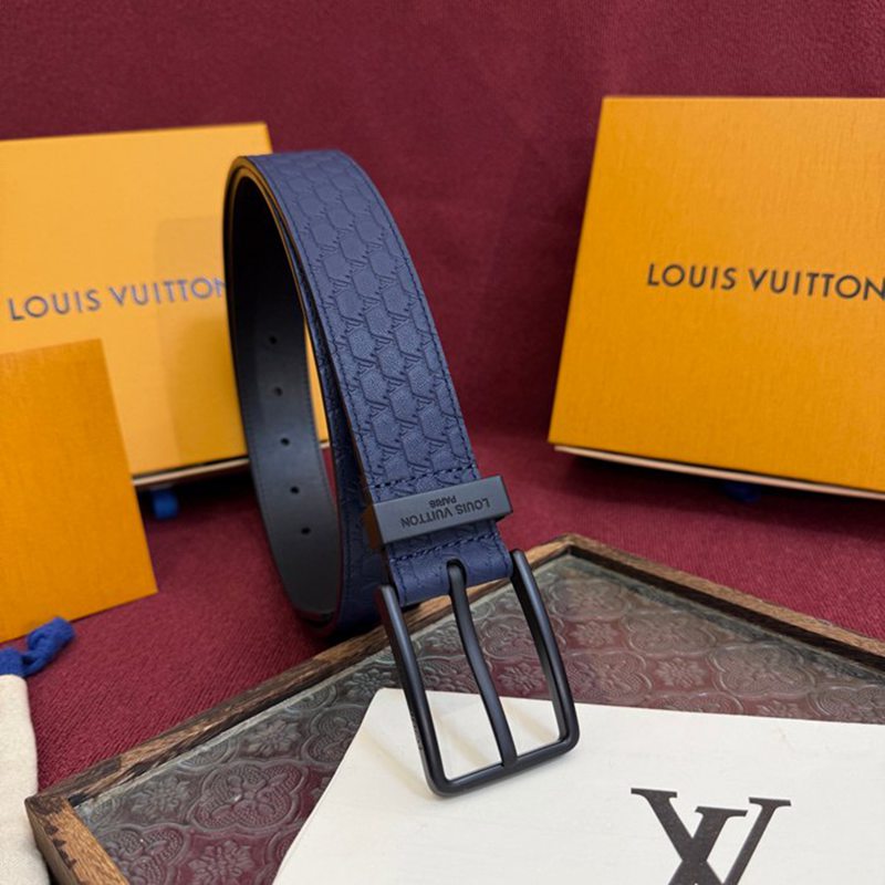 LV メンズ ベルト モノグラム 3.5cm